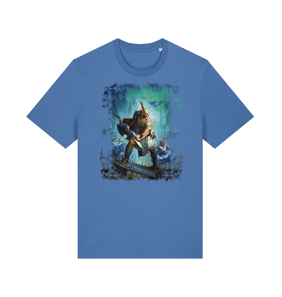 Bright Blue Printed T-shirt